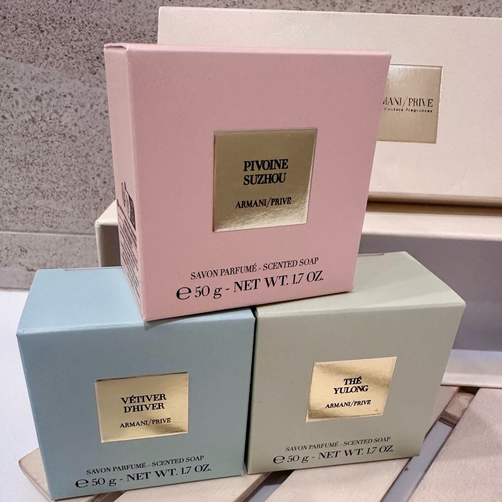 LIMITED EDITION 🆕 ARMANI PRIVE HANDSOAP TRIO